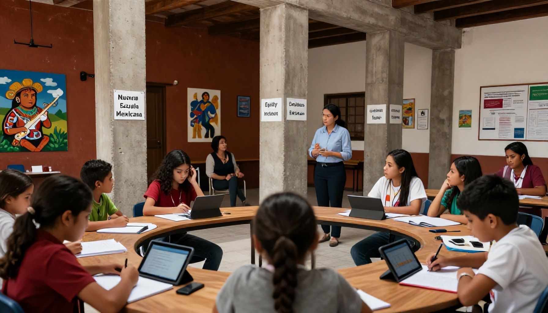 Los cinco pilares que sostienen el modelo de la Nueva Escuela Mexicana*