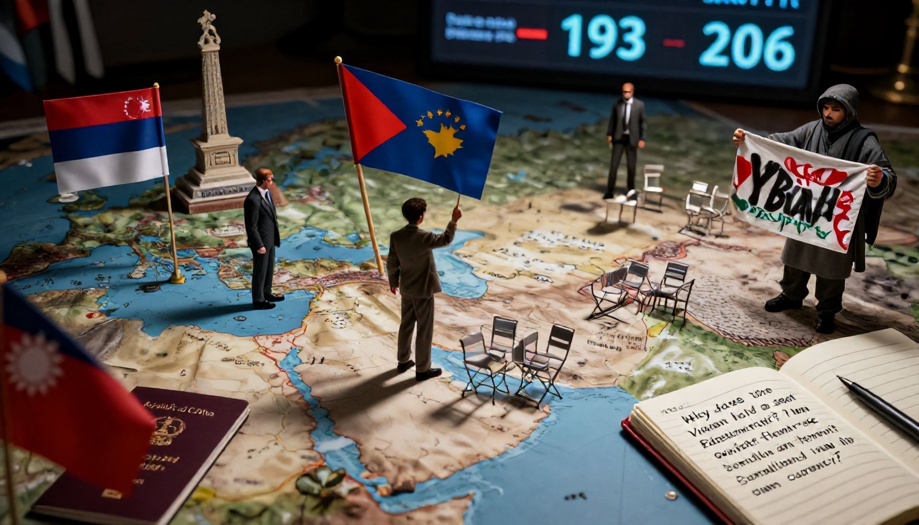 Países con reconocimiento limitado y por qué no aparecen*