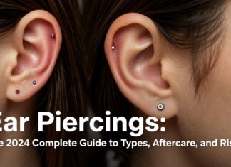 Piercings en la oreja: Guía completa sobre tipos, cuidados y riesgos en 2024