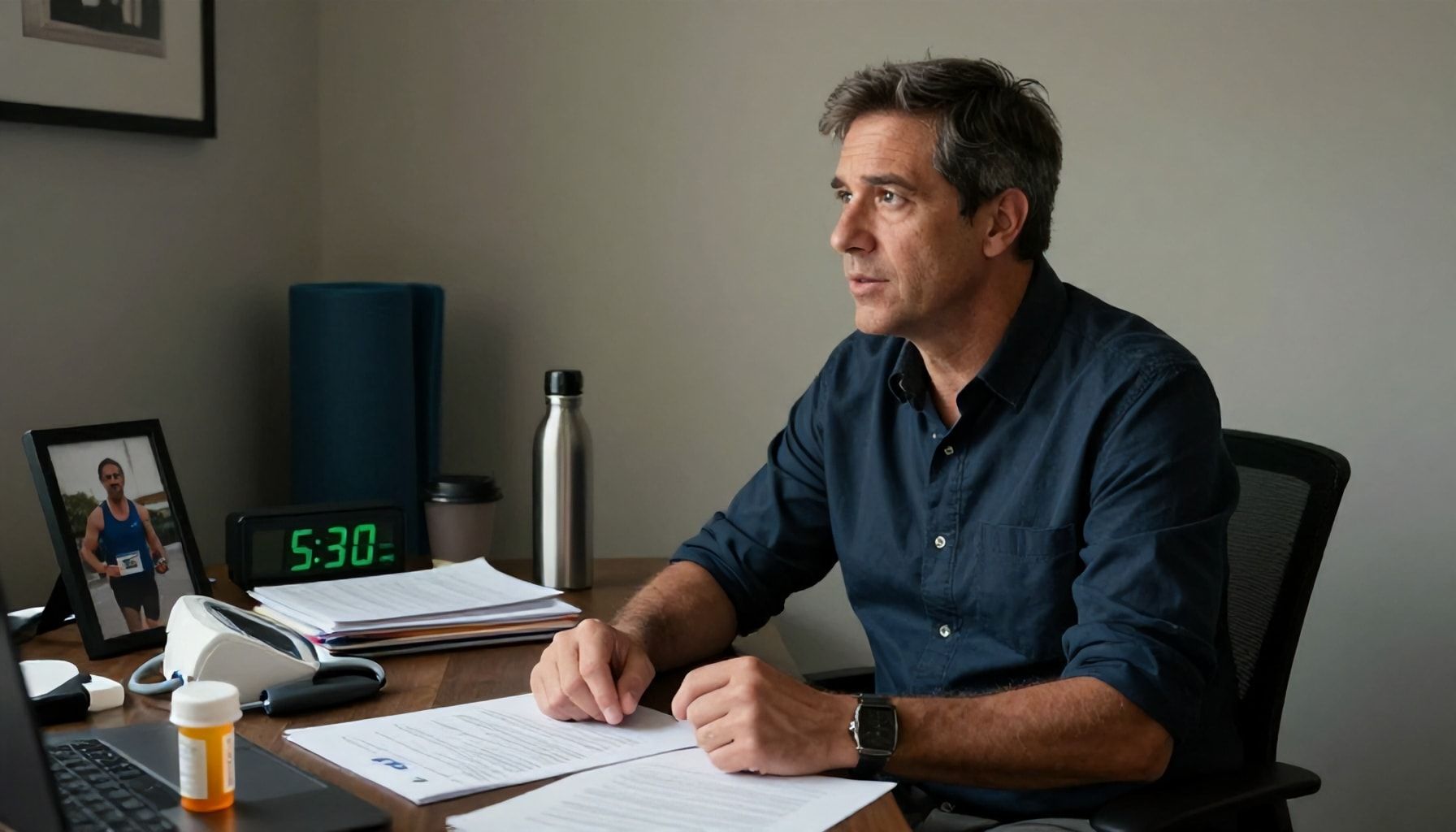 Qué cambios en el estilo de vida adoptó el periodista tras la enfermedad