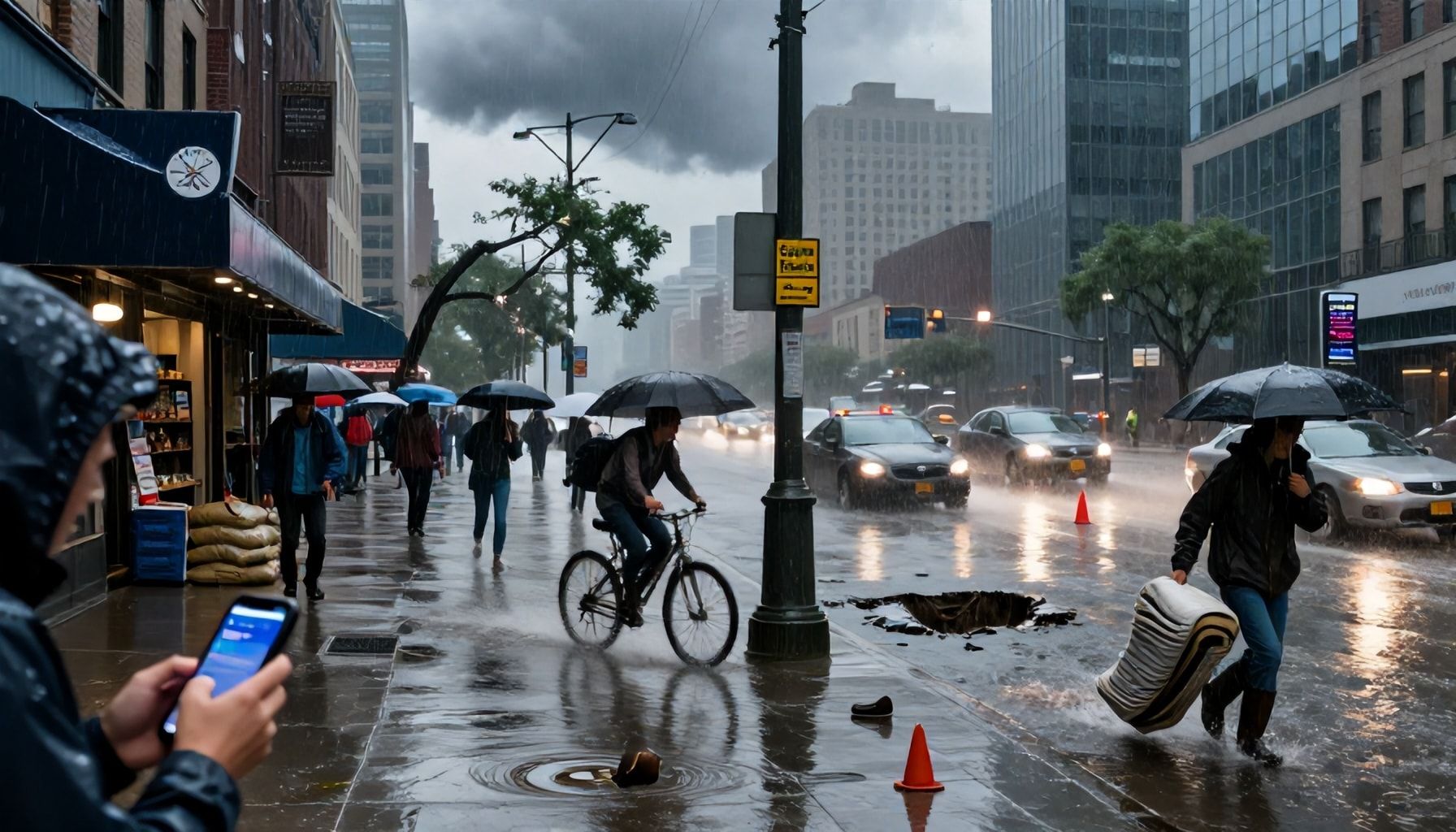 Qué hacer antes, durante y después de una lluvia torrencial*