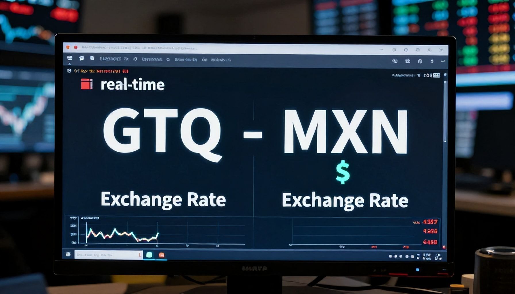 Tasa de cambio actualizada: de GTQ a MXN en tiempo real