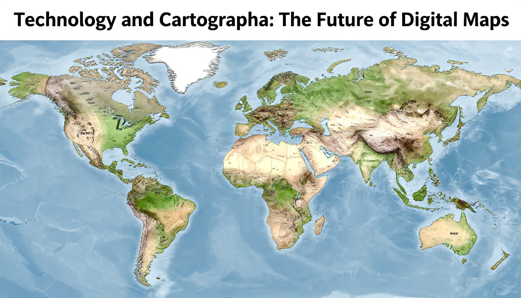 Tecnología y cartografía: hacia dónde evolucionan los mapas digitales*