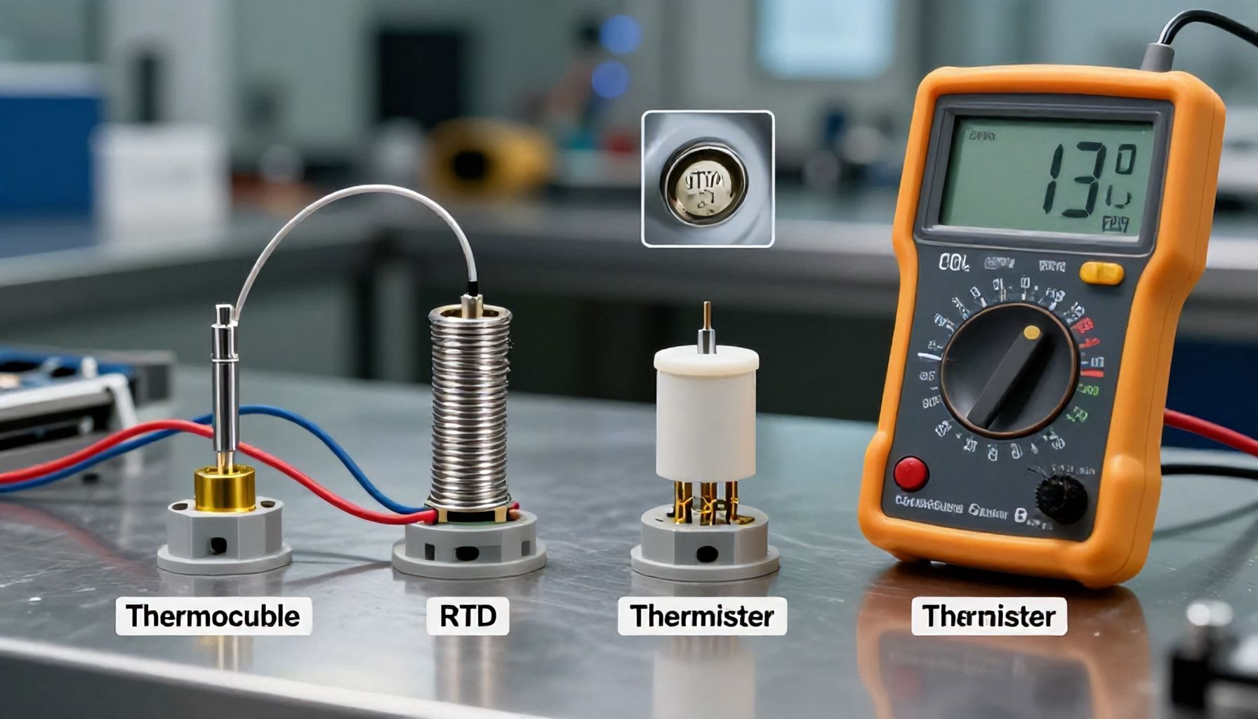 Tecnologías detrás de los sensores: termopares, RTD y termistores comparados*