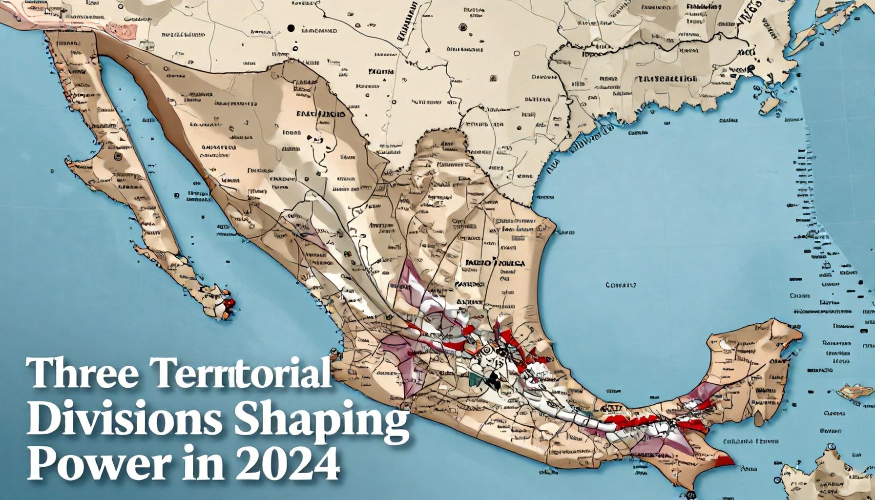 Tres divisiones territoriales que definen el poder en 2024