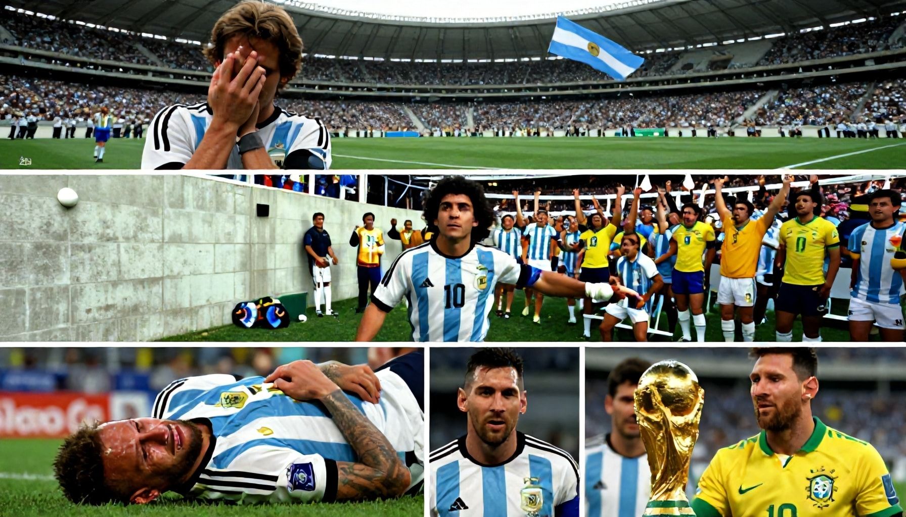 Brasil vs. Argentina: Claves del clásico sudamericano y pronósticos para el próximo encuentro 2 Tres momentos históricos que definieron el duelo sudamericano*