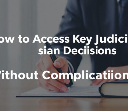 Cómo Acceder a Decisiones Judiciales Clave en Turquía sin Complicaciones How to Access Key Judicial Decisions in Turkey Without Complications